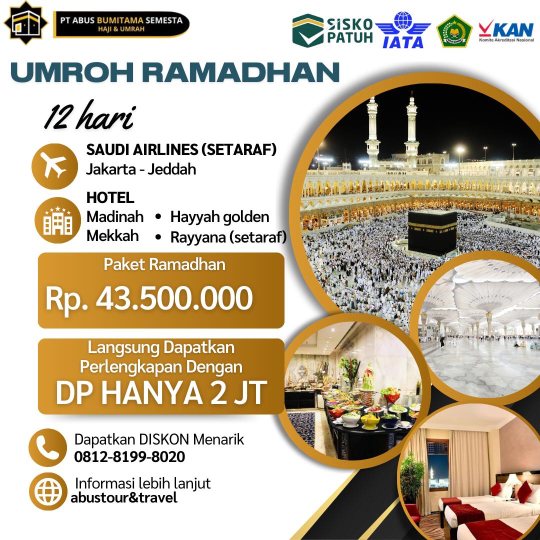 Umrah Ramadhan 12 Hari